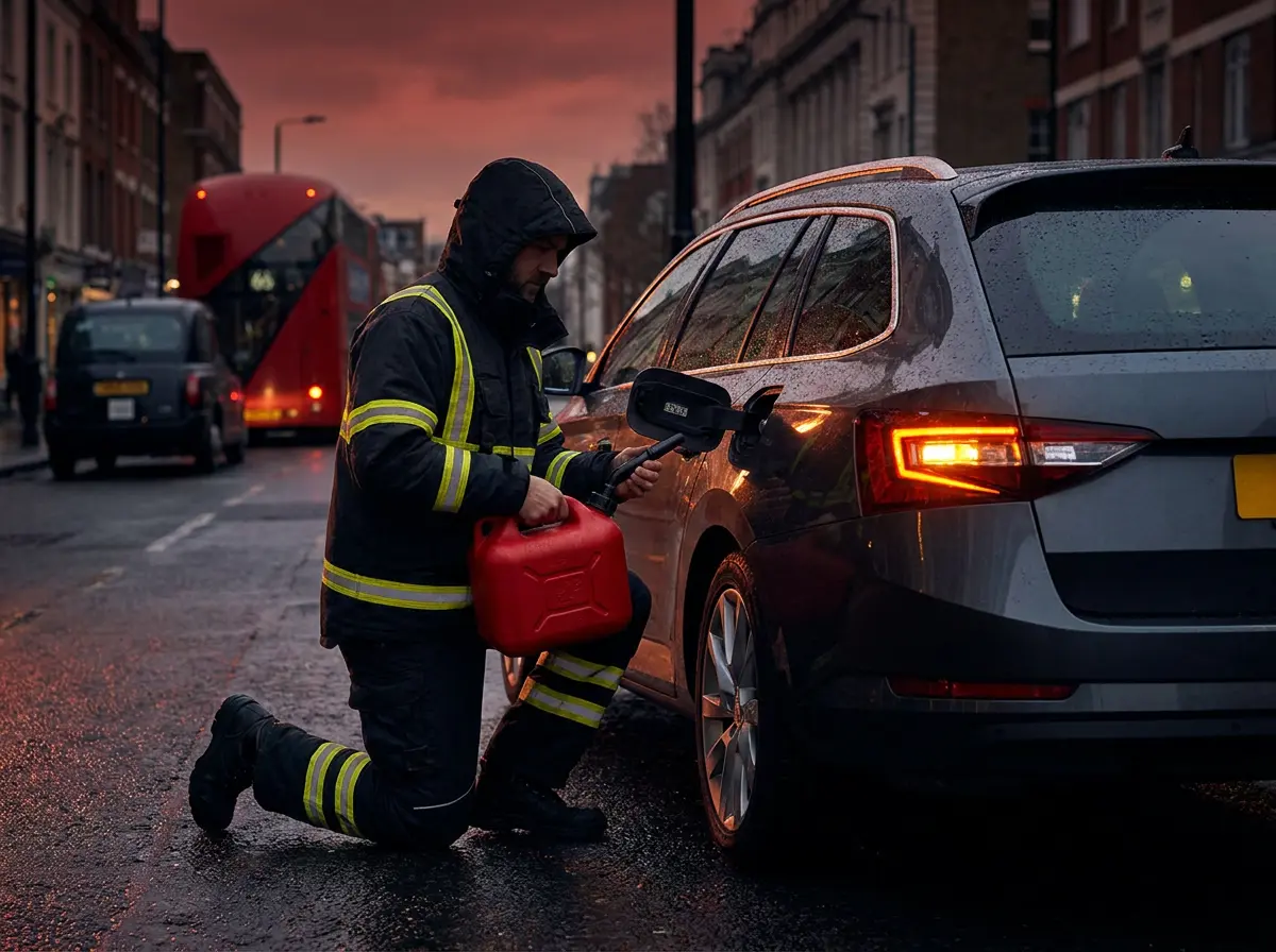 Roadside assistance for a stranded driver